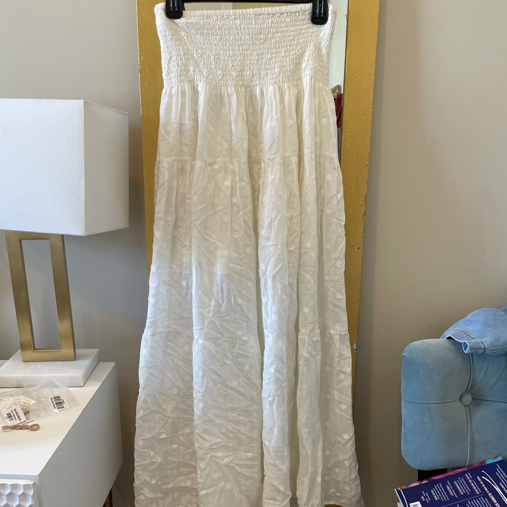 Cream Anaak Maxi Skirt